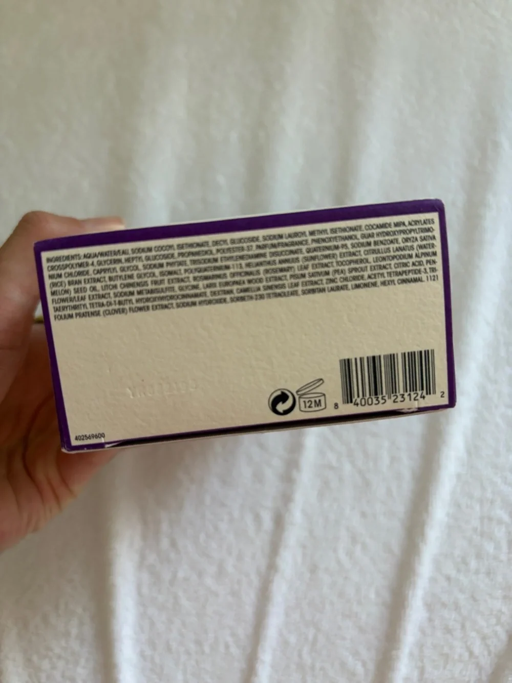 Oribe Serene Scalp Densifying Shampoo — Cream & Purple Box